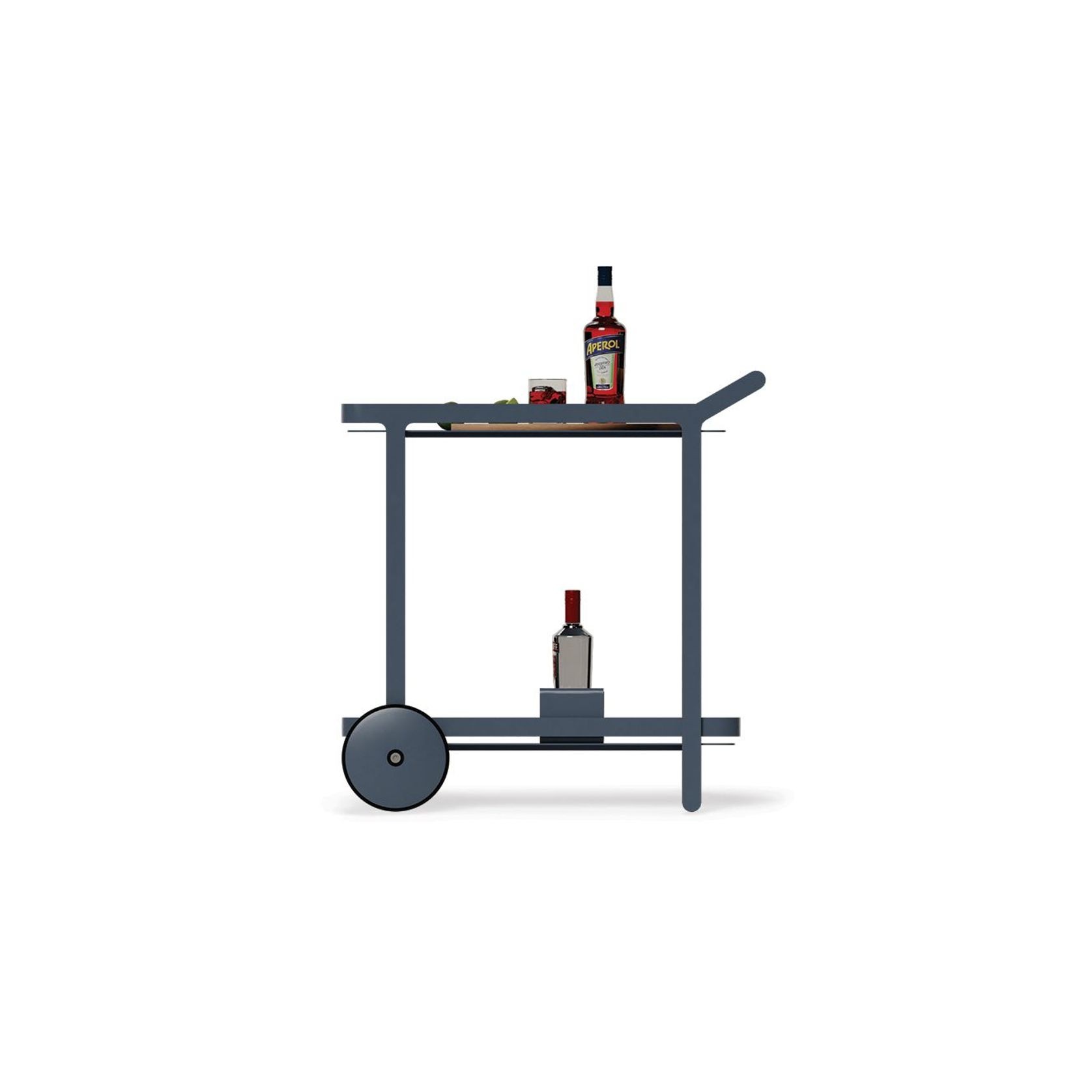 Imola Outdoor Bar Cart - Midnight Blue gallery detail image