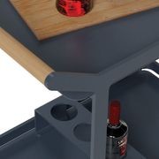 Imola Outdoor Bar Cart - Midnight Blue gallery detail image