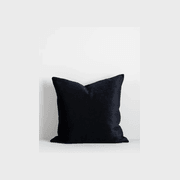 Baya Aster Cushion - Black | 55 x 55cm gallery detail image