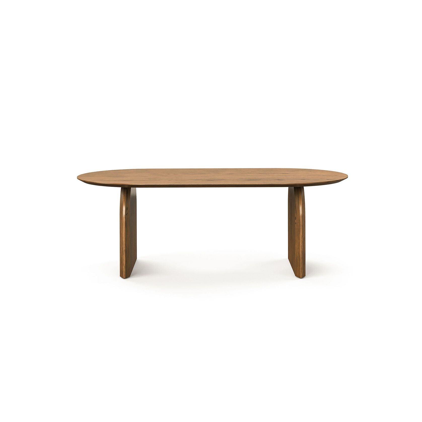 Arco 200cm Oval Dining Table | Brown Oak gallery detail image