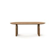 Arco 200cm Oval Dining Table | Brown Oak gallery detail image