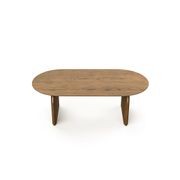 Arco 200cm Oval Dining Table | Brown Oak gallery detail image