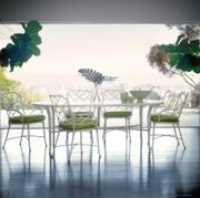 Calcutta 54" Round Cast Top Dining Umbrella Table gallery detail image