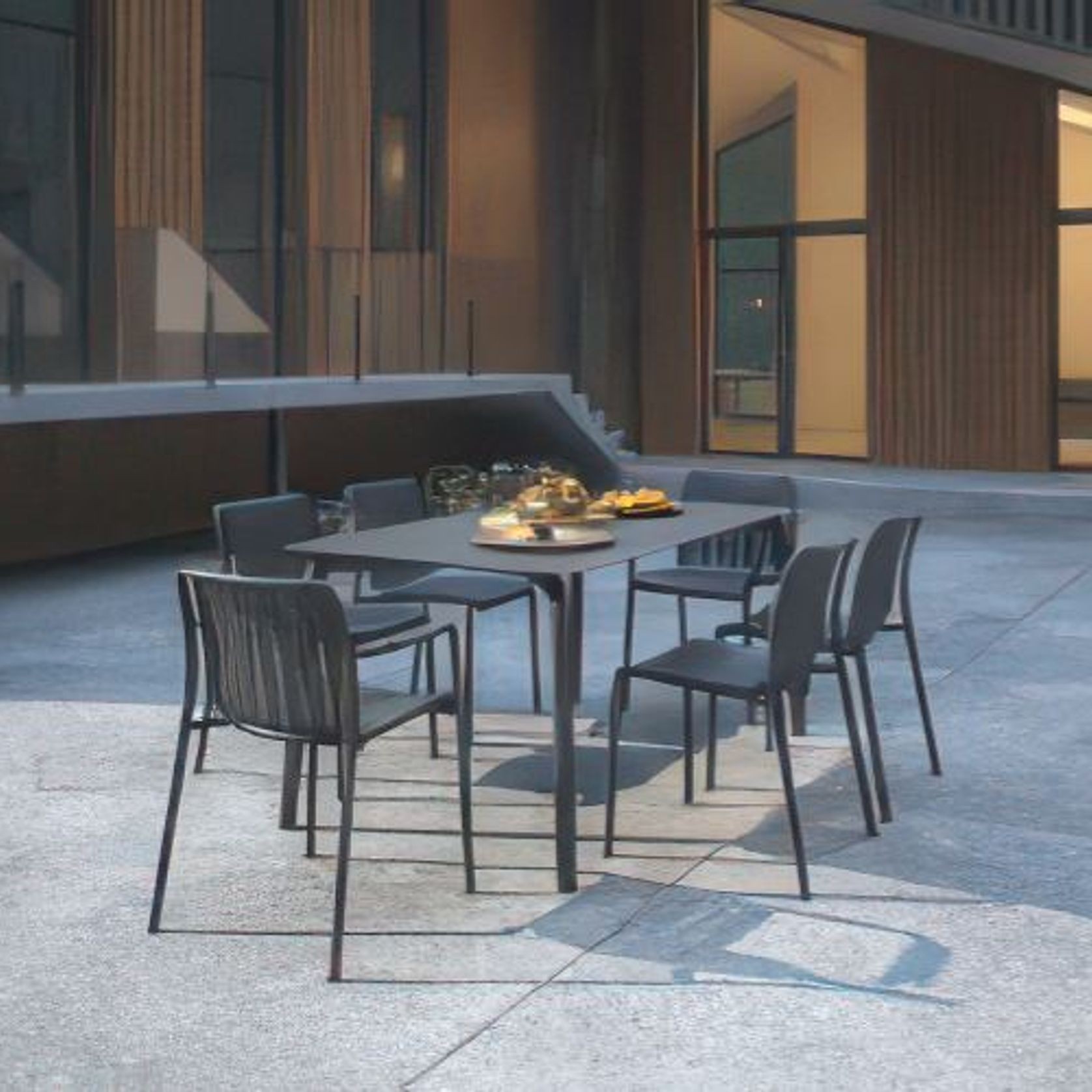Roku Outdoor Dining Table 160cm gallery detail image