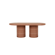 Seville Tile Oval Dining Table gallery detail image