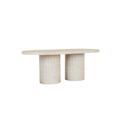 Seville Tile Oval Dining Table gallery detail image