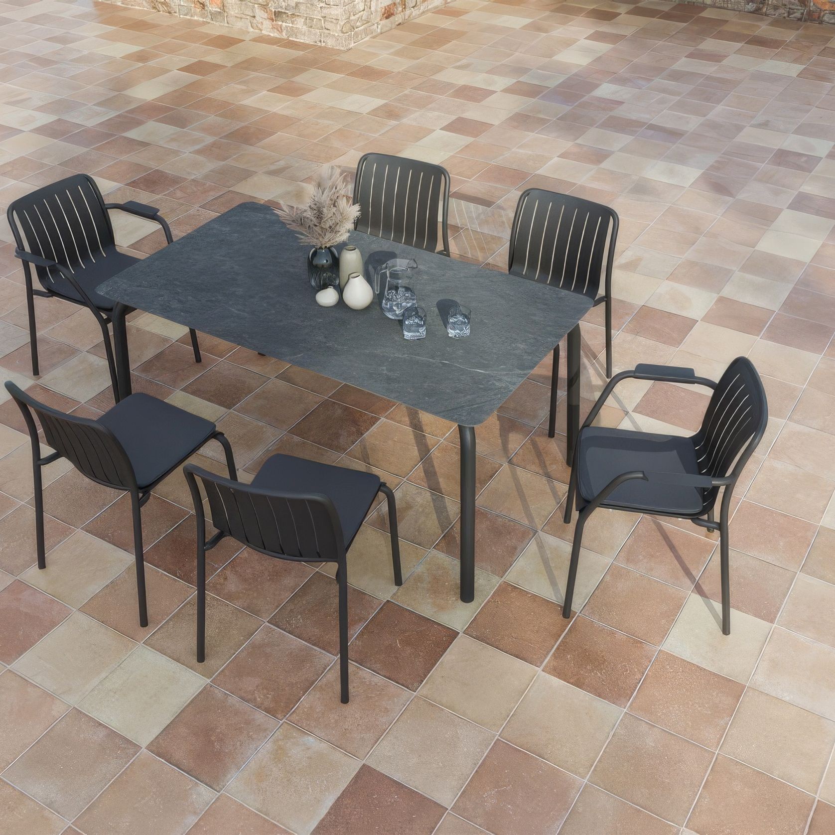 Roku Dining Table 160cm - Outdoor gallery detail image