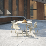Roku Outdoor Round Dining Table 120cm gallery detail image