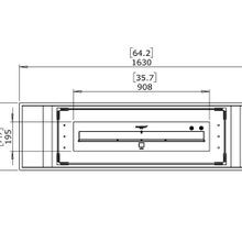 EcoSmart™ Linear Curved 65 Ethanol Fire Pit Kit gallery detail image