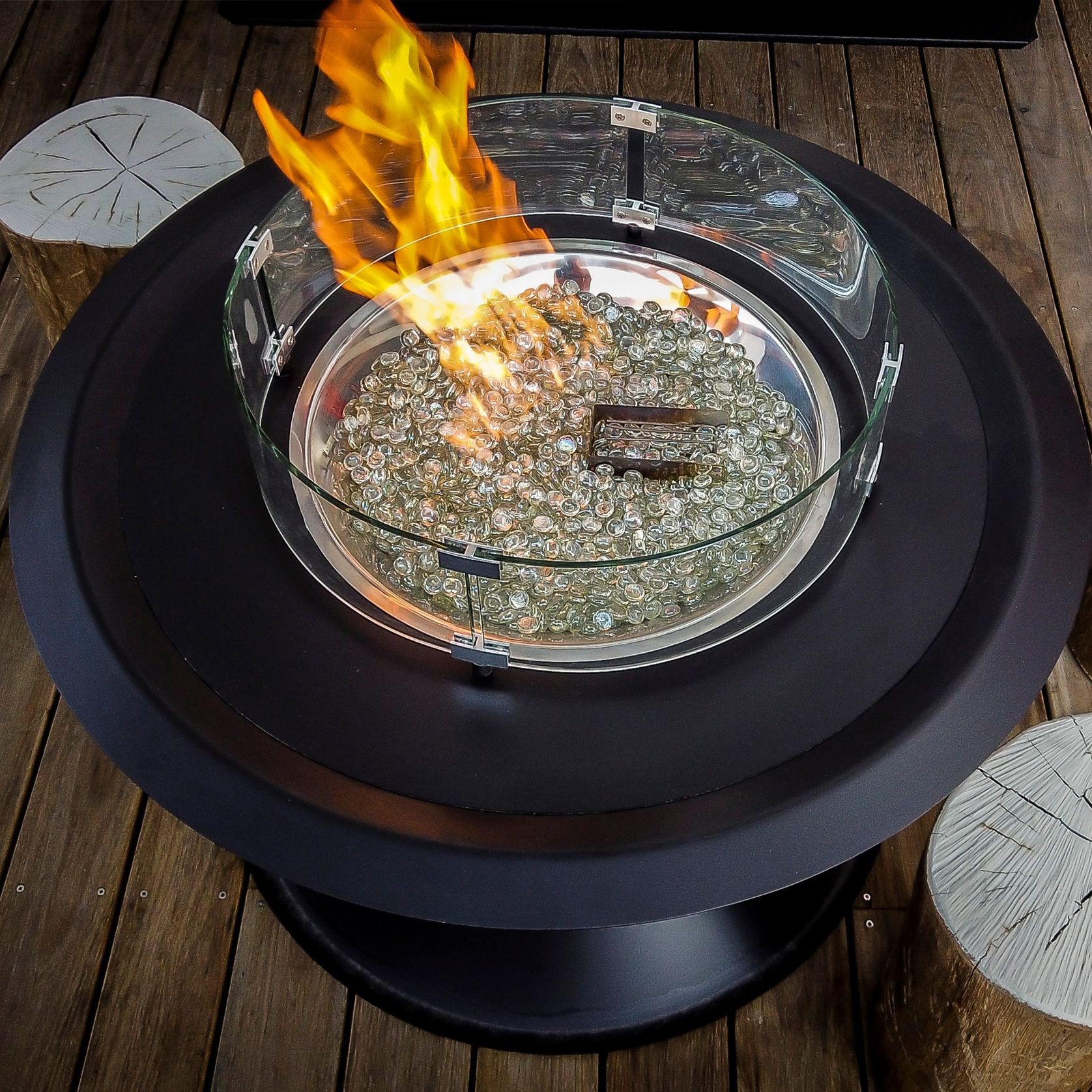 Jetmaster Horizon Onyx Outdoor Fireplace gallery detail image