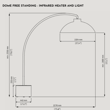 Dome Infrared Outdoor Heater & Light gallery detail image