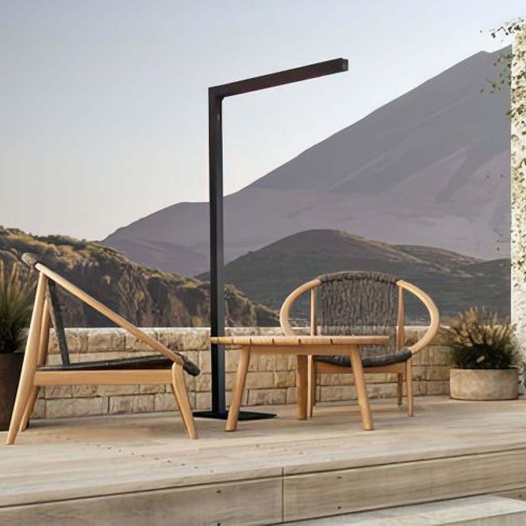Twig Outdoor Light with Heating & Cooling gallery detail image