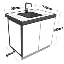 AlfrescoPlus Double Sink Module gallery detail image