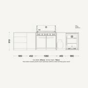 Weber Hunter Outdoor Kitchen | SELECT Range gallery detail image