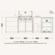 Weber Clare Outdoor Kitchen | SELECT Range gallery detail image