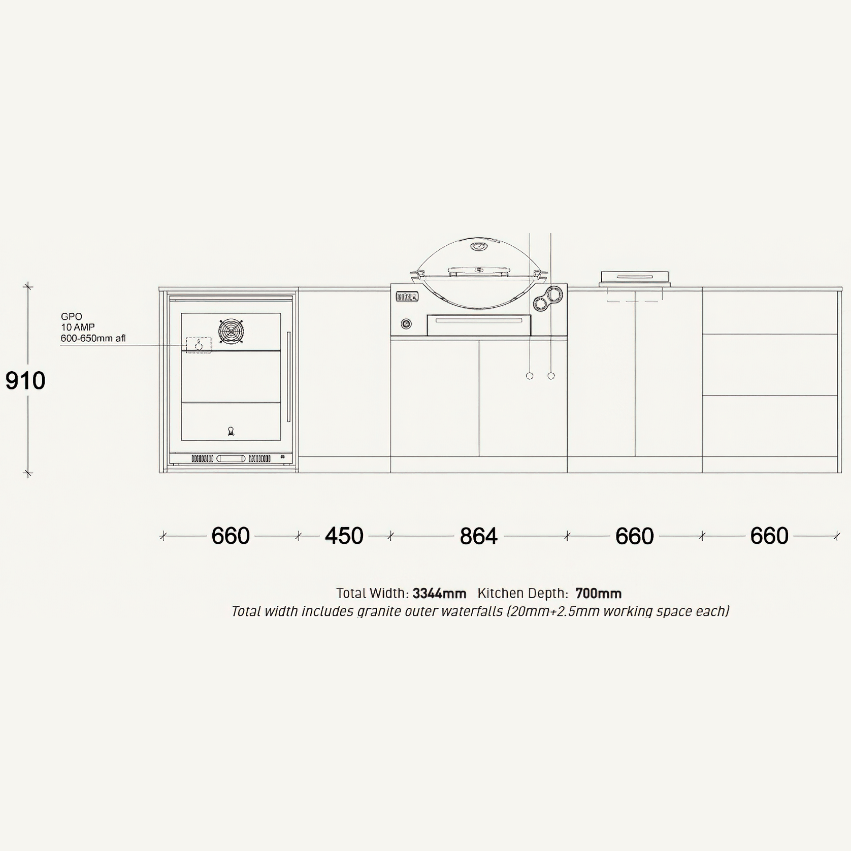 Weber Rutherglen Outdoor Kitchen | SELECT Range gallery detail image