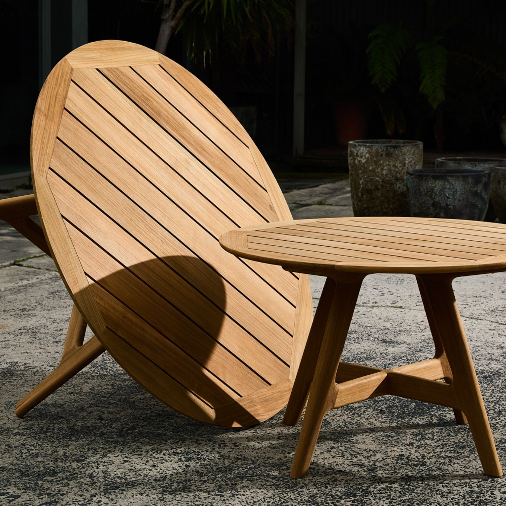 Freshwater Teak Outdoor Dining Table gallery detail image