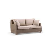Grange 3 Seater Outdoor Wicker and Teak Lounge gallery detail image