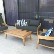 Ubud 4pc Teak Outdoor Lounge Setting gallery detail image