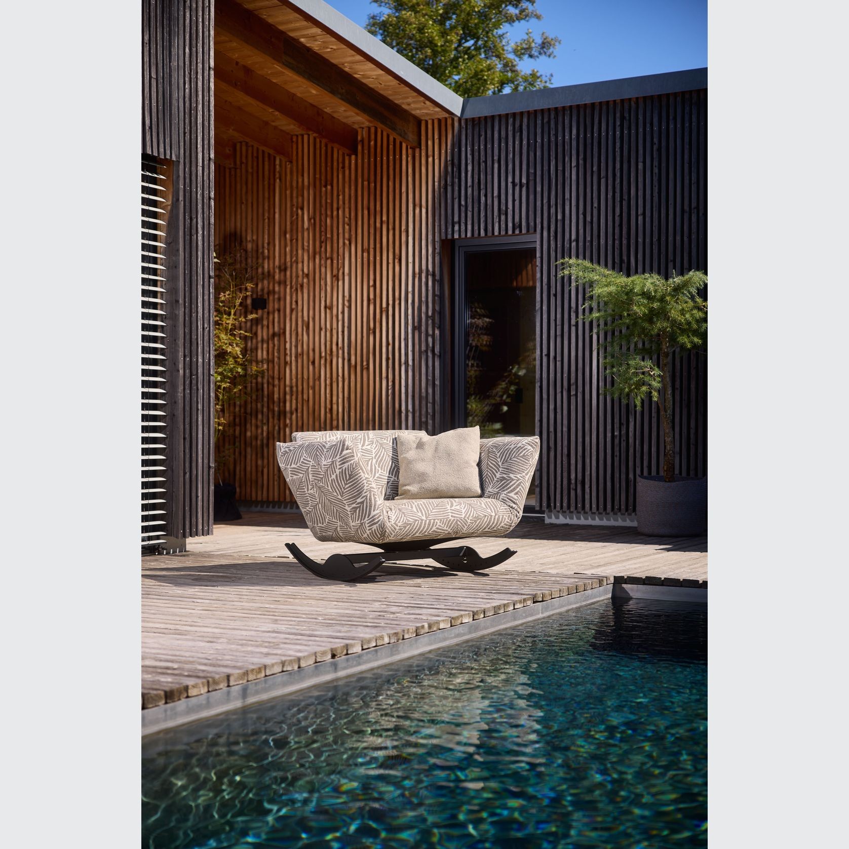 Eckfrog Outdoor Rocking Armchair gallery detail image