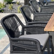 Barcelona Extension Table - Serang Chairs 9pc Outdoors gallery detail image