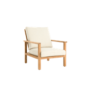 Burleigh Outdoor Linen Easy Armchair gallery detail image