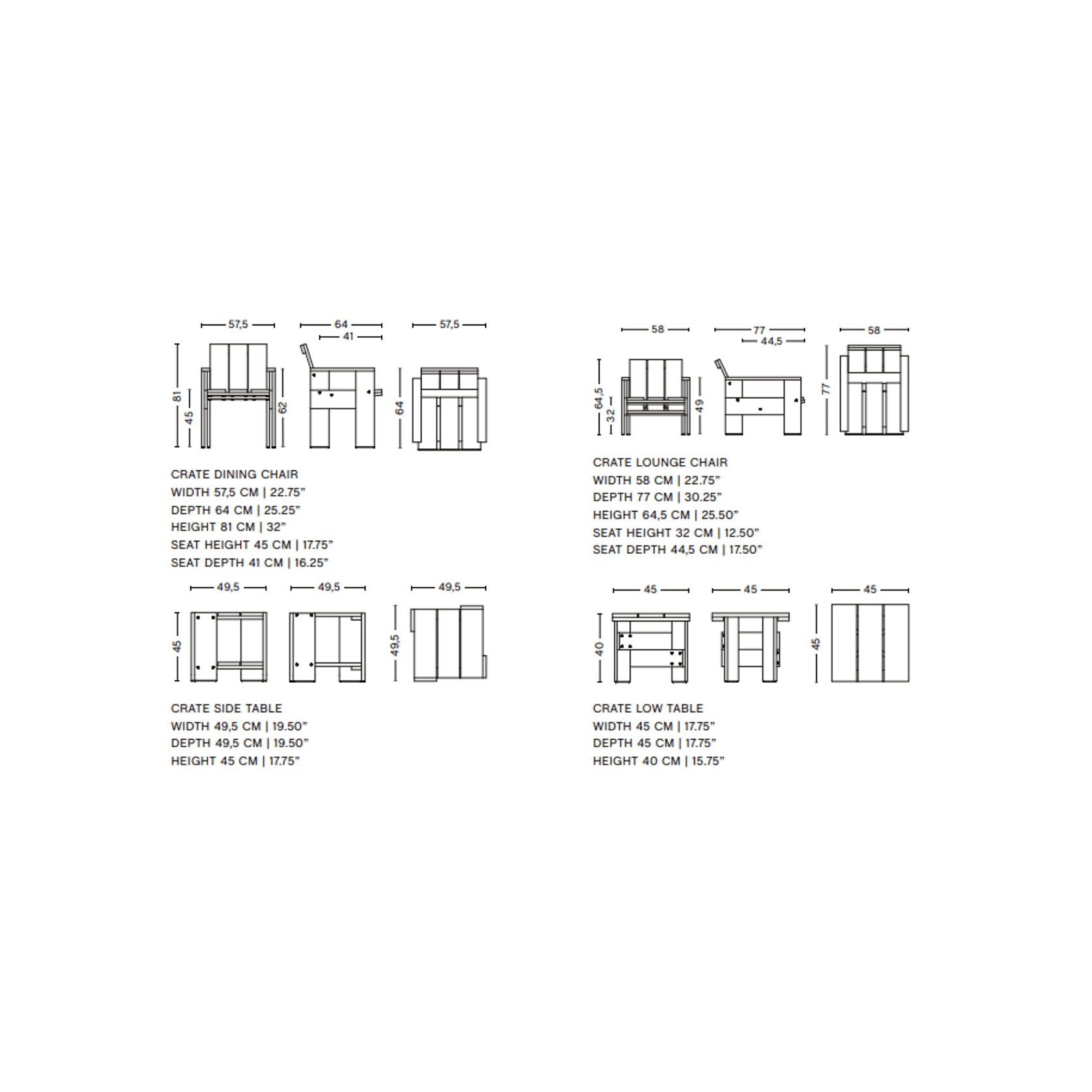 Crate Lounge Chair gallery detail image