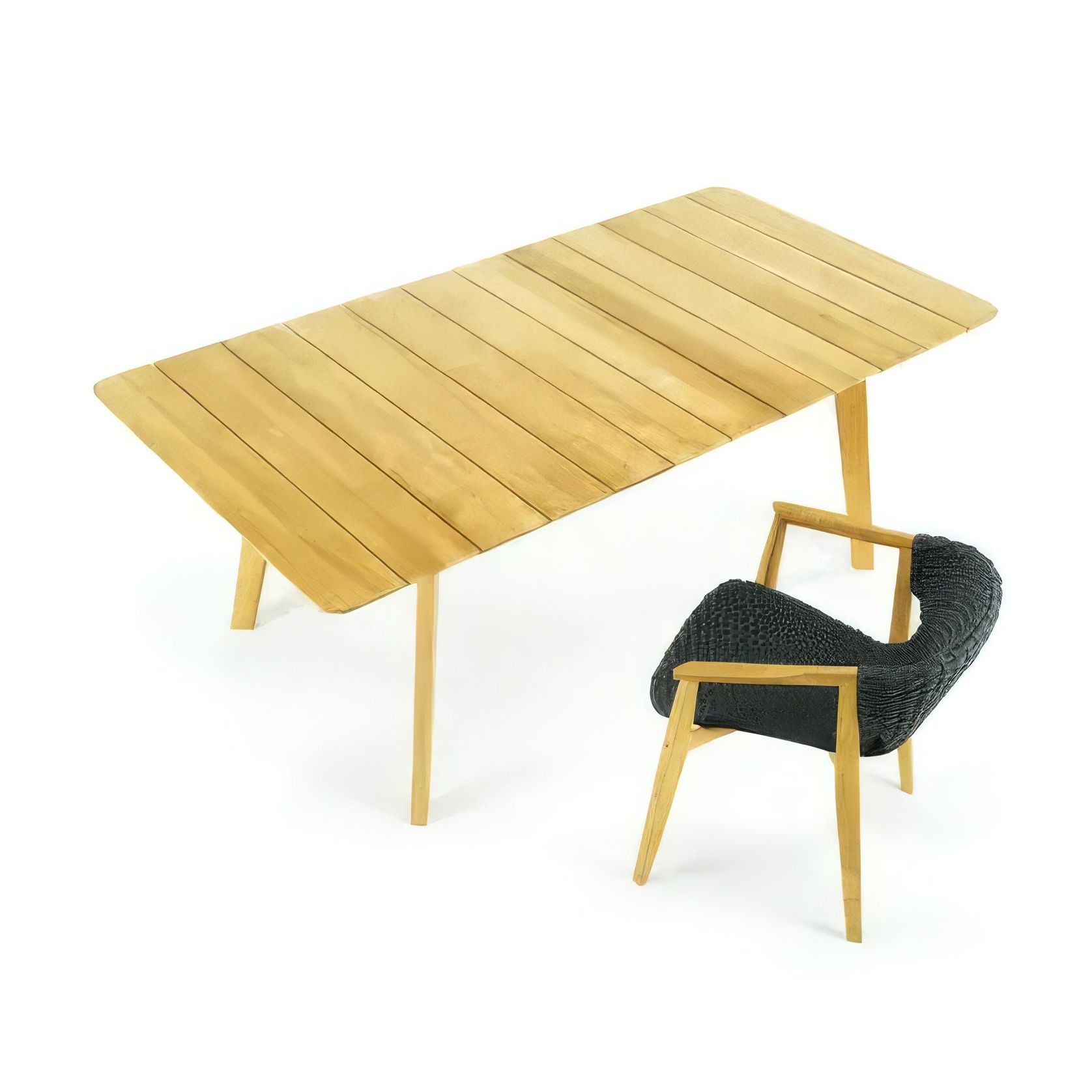 ETHIMO KNIT Rectangular Dining Table gallery detail image