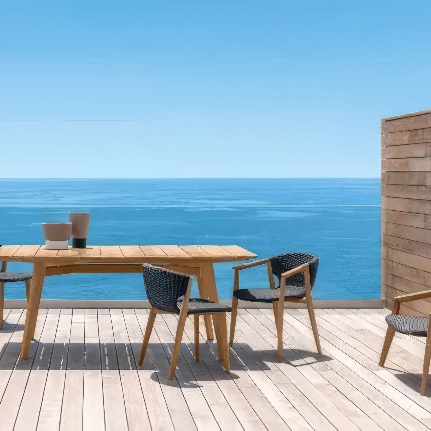 ETHIMO KNIT Rectangular Dining Table gallery detail image