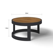 Aspen 6 Seater Outdoor Teak Platform Lounge Setting gallery detail image