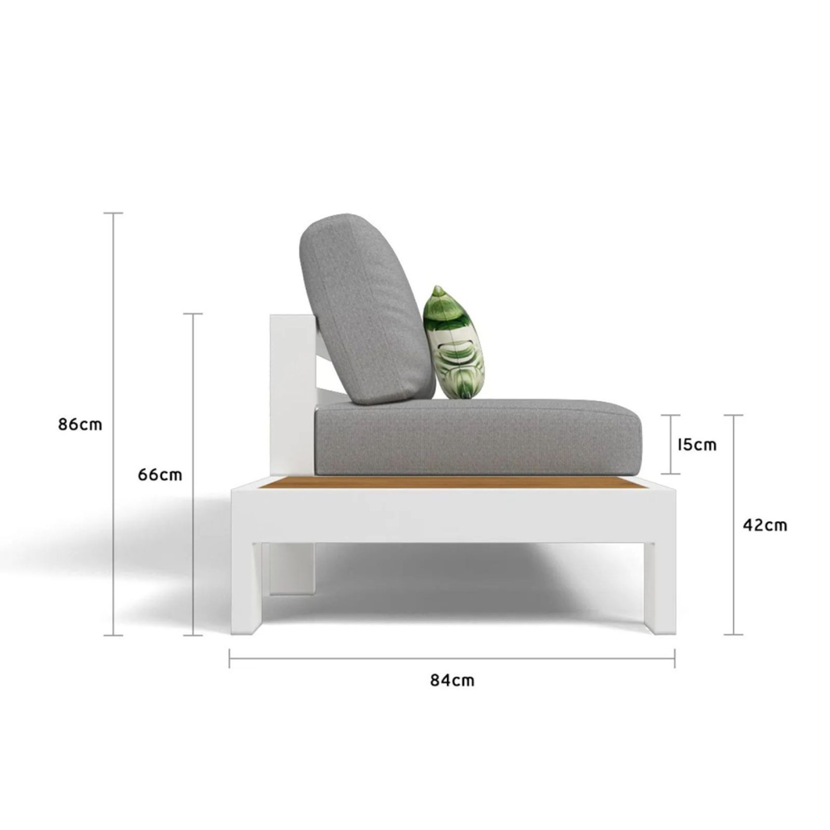 Aspen 5 Seater Outdoor Teak Platform Lounge Setting gallery detail image