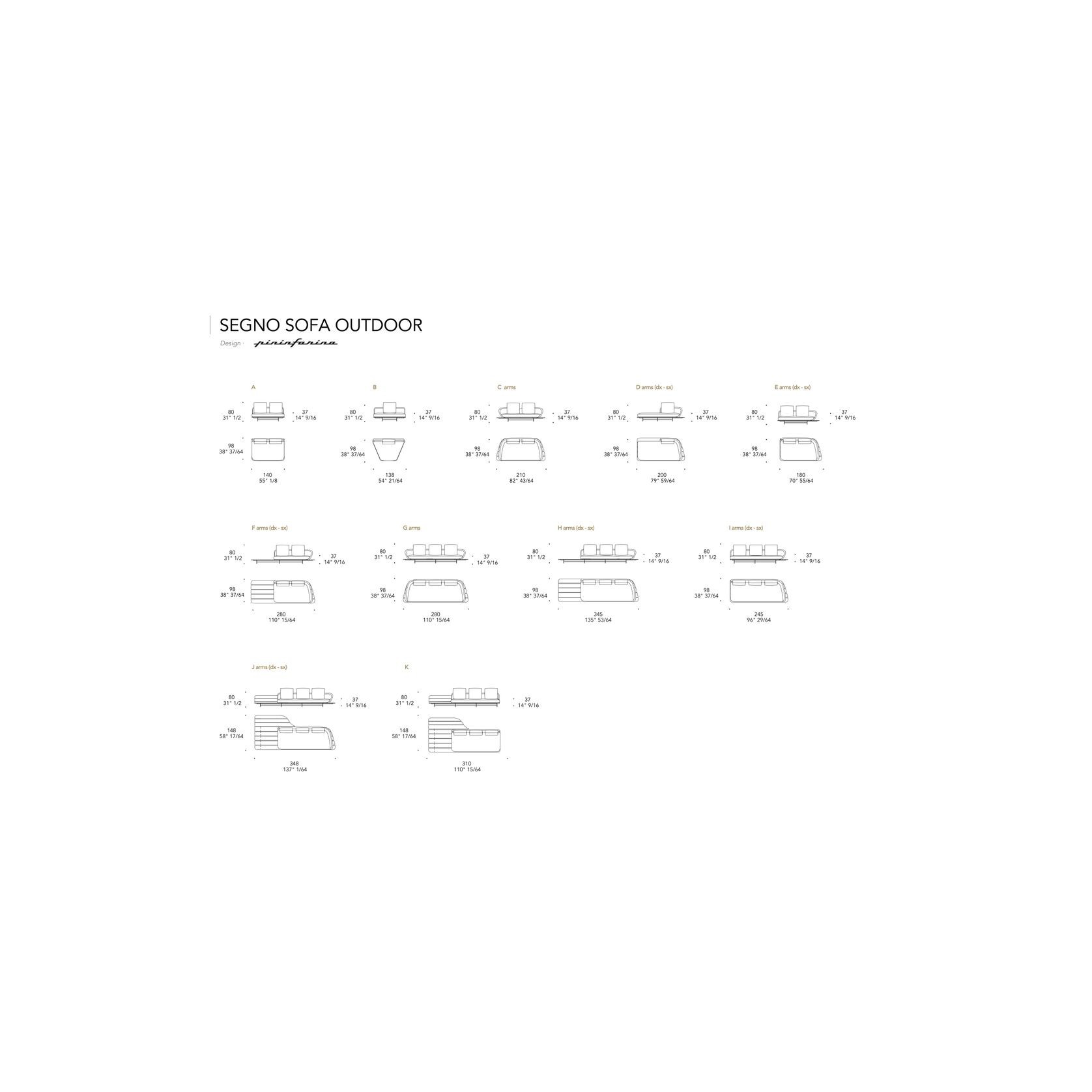 Segno Outdoor Sofa gallery detail image