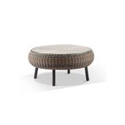 Plantation Outdoor Wicker Lounge Suite w/ Coffee Table gallery detail image