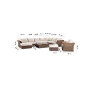 Coco Package D Huge Corner Chaise Lounge with Arm Chair gallery detail image