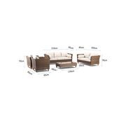 Carolina Outdoor Lounge 3+2+1+1 with Coffee Table gallery detail image