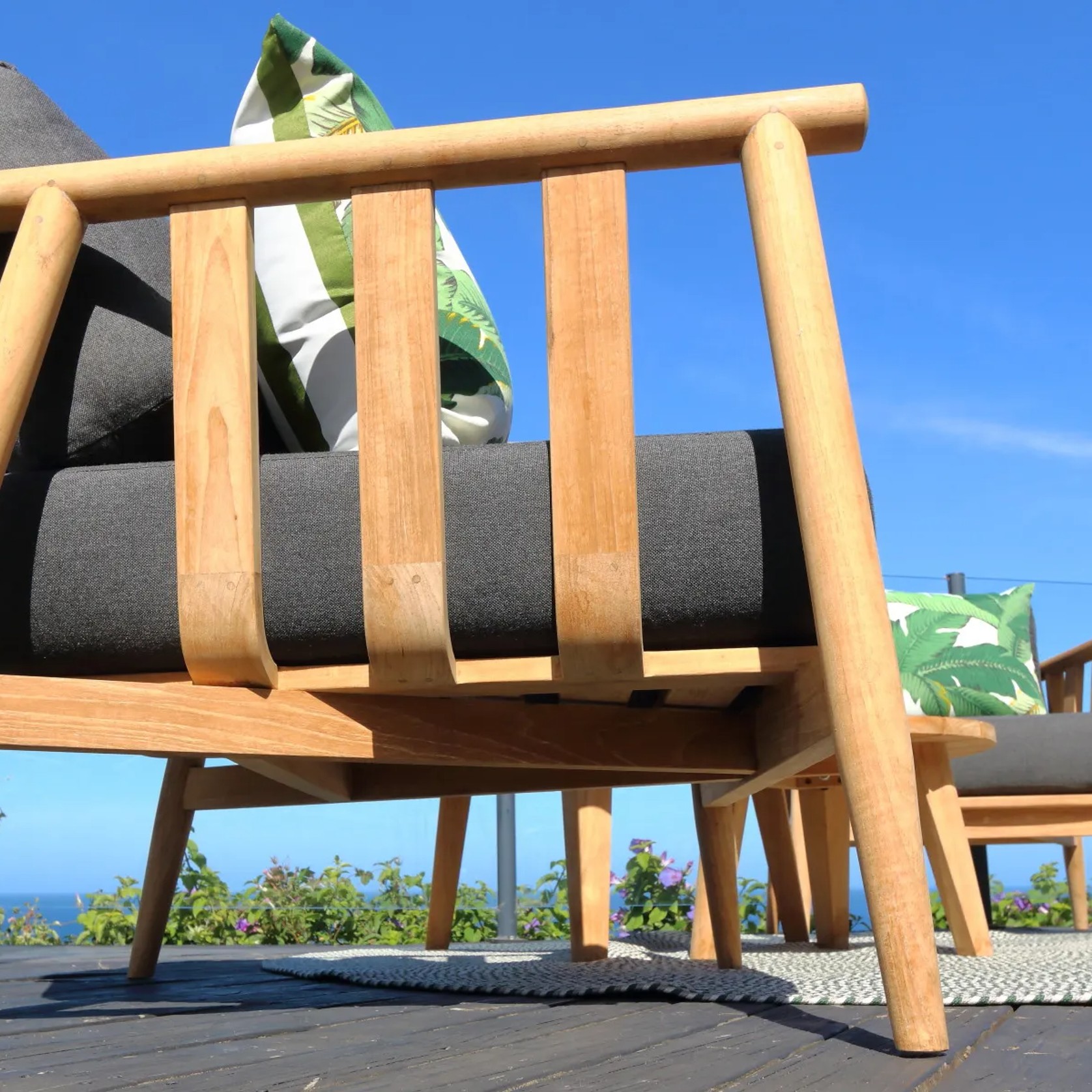 Float 4pc Teak Outdoor Lounge Setting gallery detail image