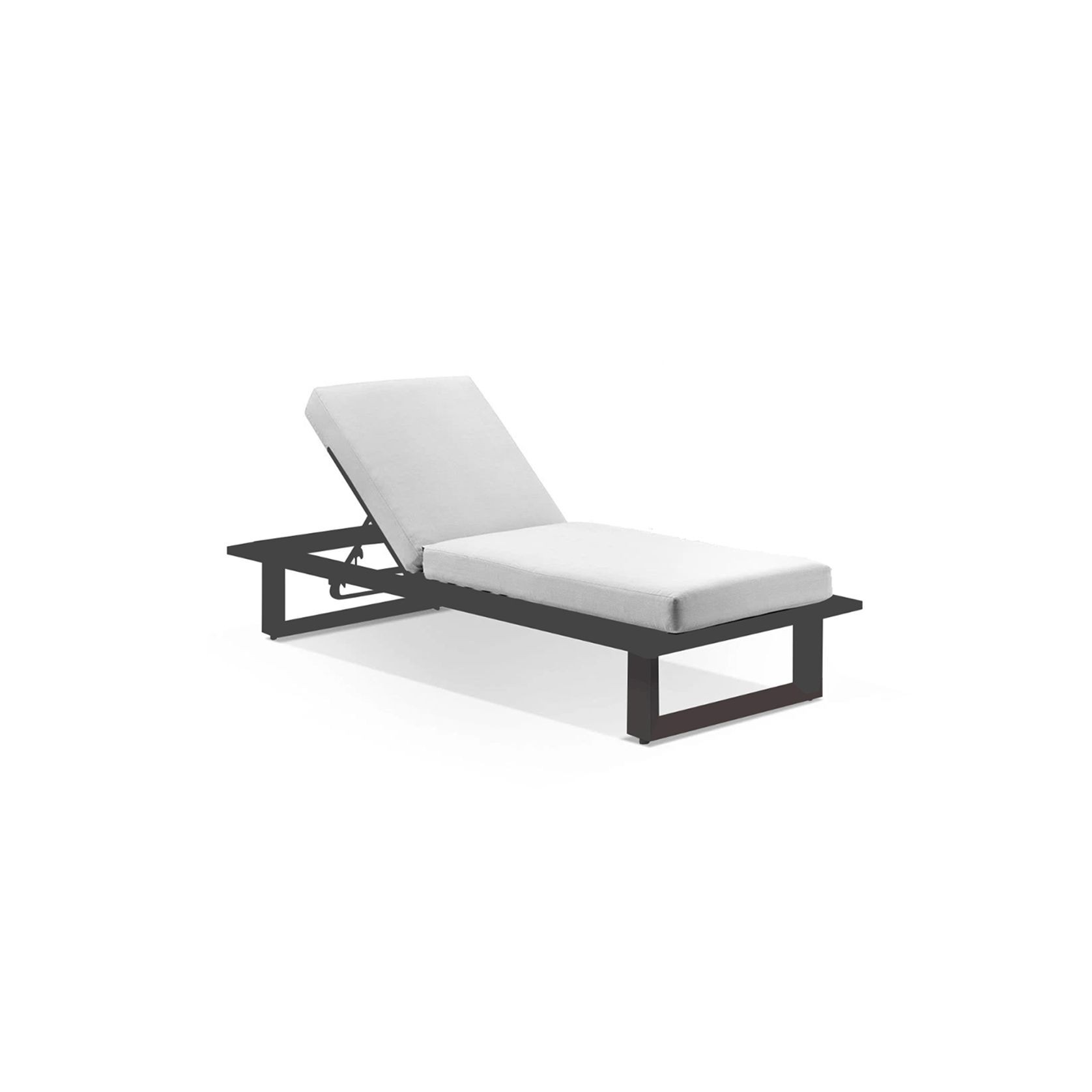 Arcadia Sun Lounge in Charcoal w/Balmoral Side Table gallery detail image
