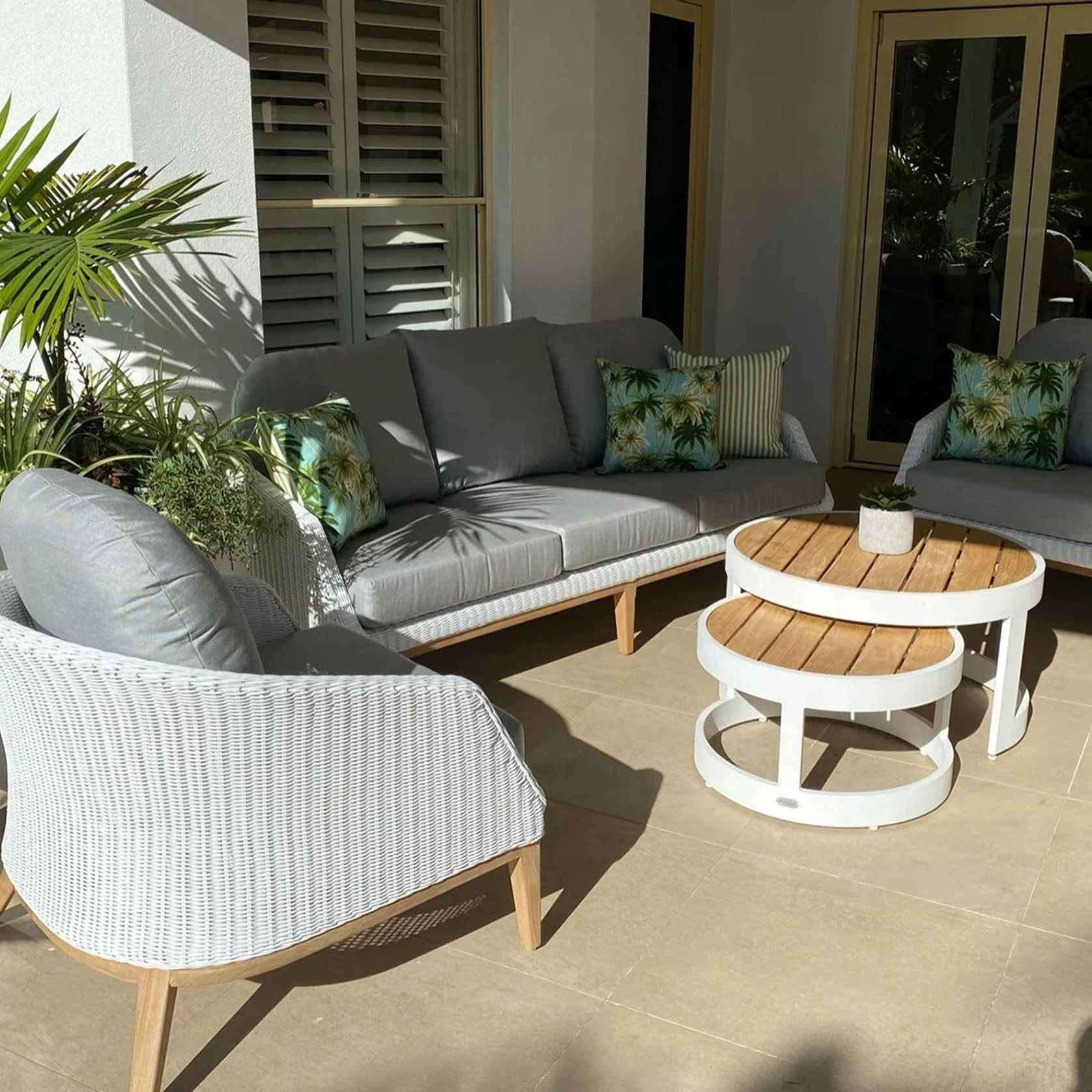 Grace 4pc Outdoor Lounge Setting ArchiPro AU