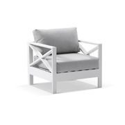 Kansas Outdoor Lounge Patio Balcony Set w/ Side Table gallery detail image