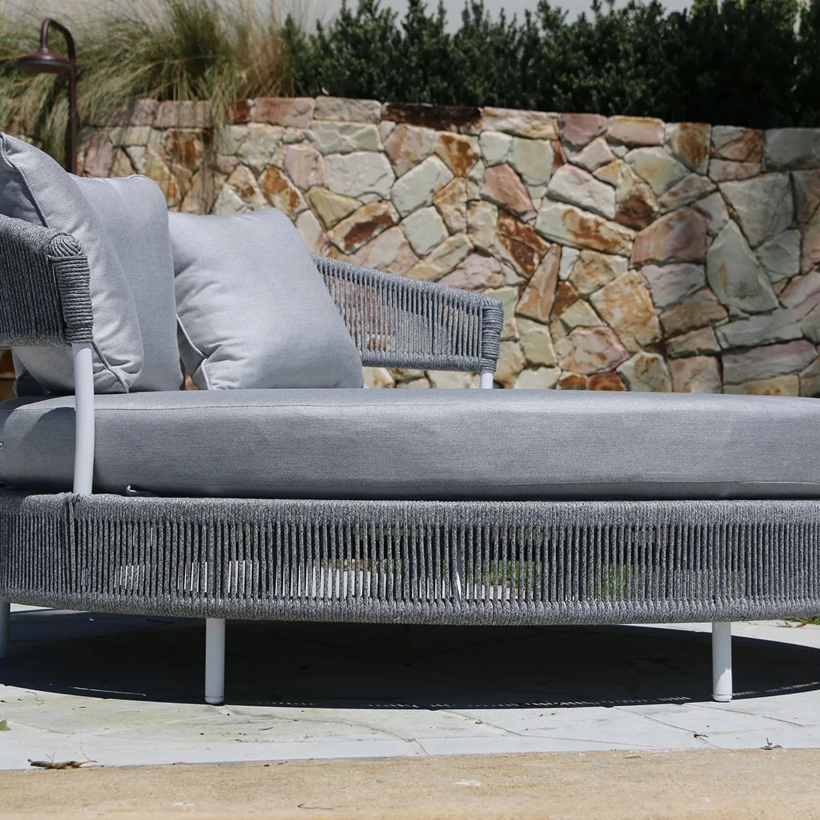 Nivala Rope Daybed | Grey Chine gallery detail image