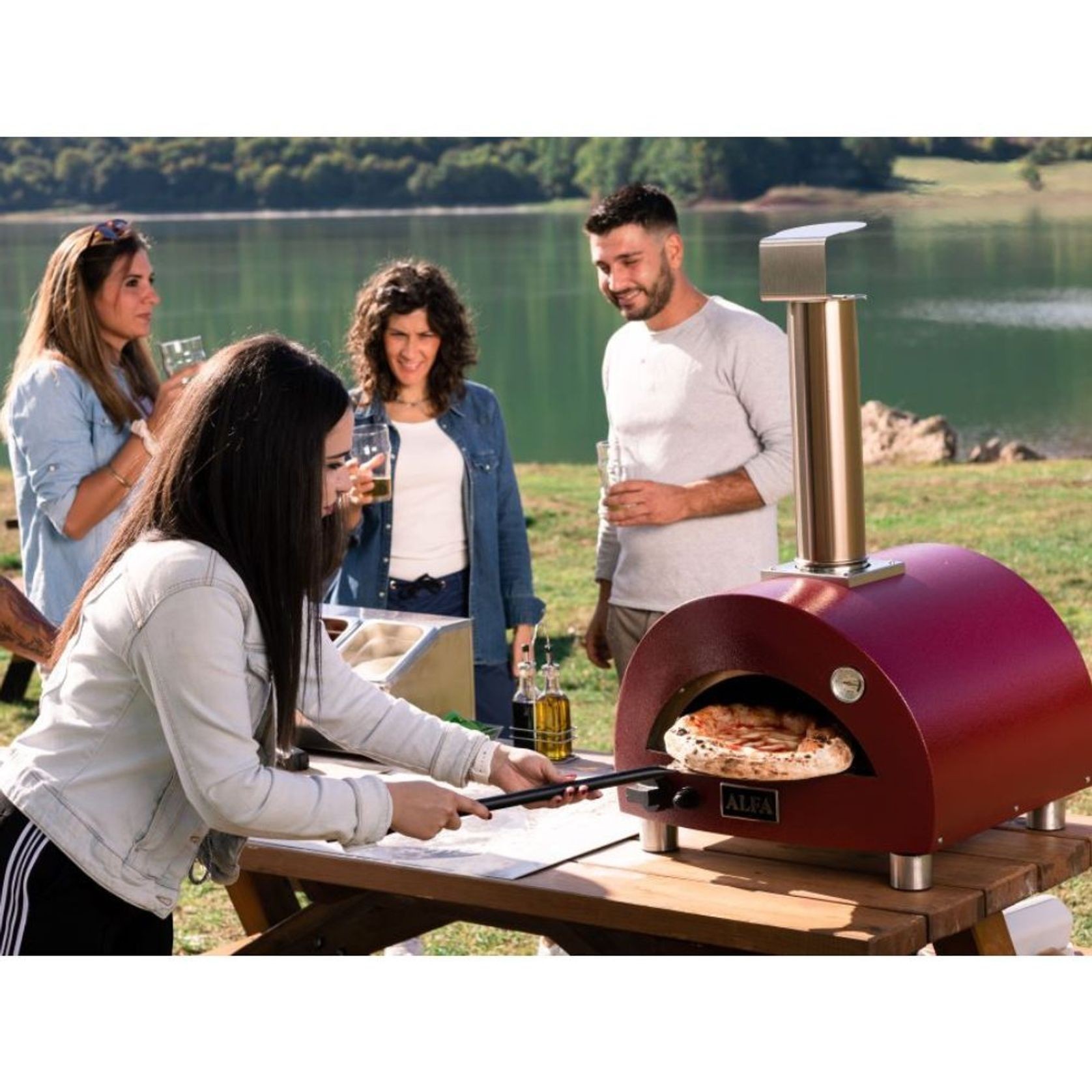 Alfa Moderno Portable Gas Fired Pizza Oven gallery detail image