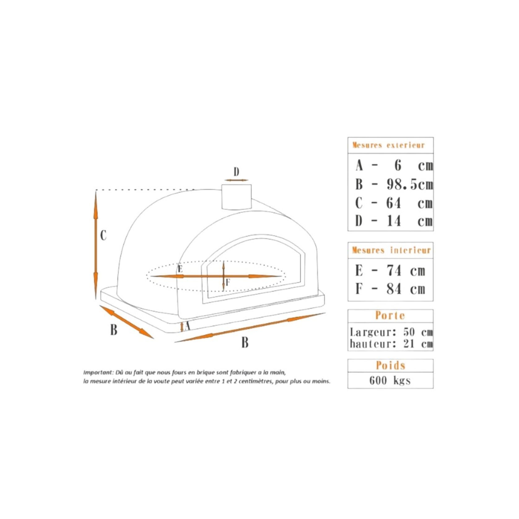 Buena Ventura 'Preto' Premium Wood Fired Pizza Oven ArchiPro AU