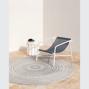 Baya Palm Cove Round Rug - Pumice | Indoor or Outdoor gallery detail image