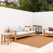 Baya Flax Outdoor Rug - Teak gallery detail image