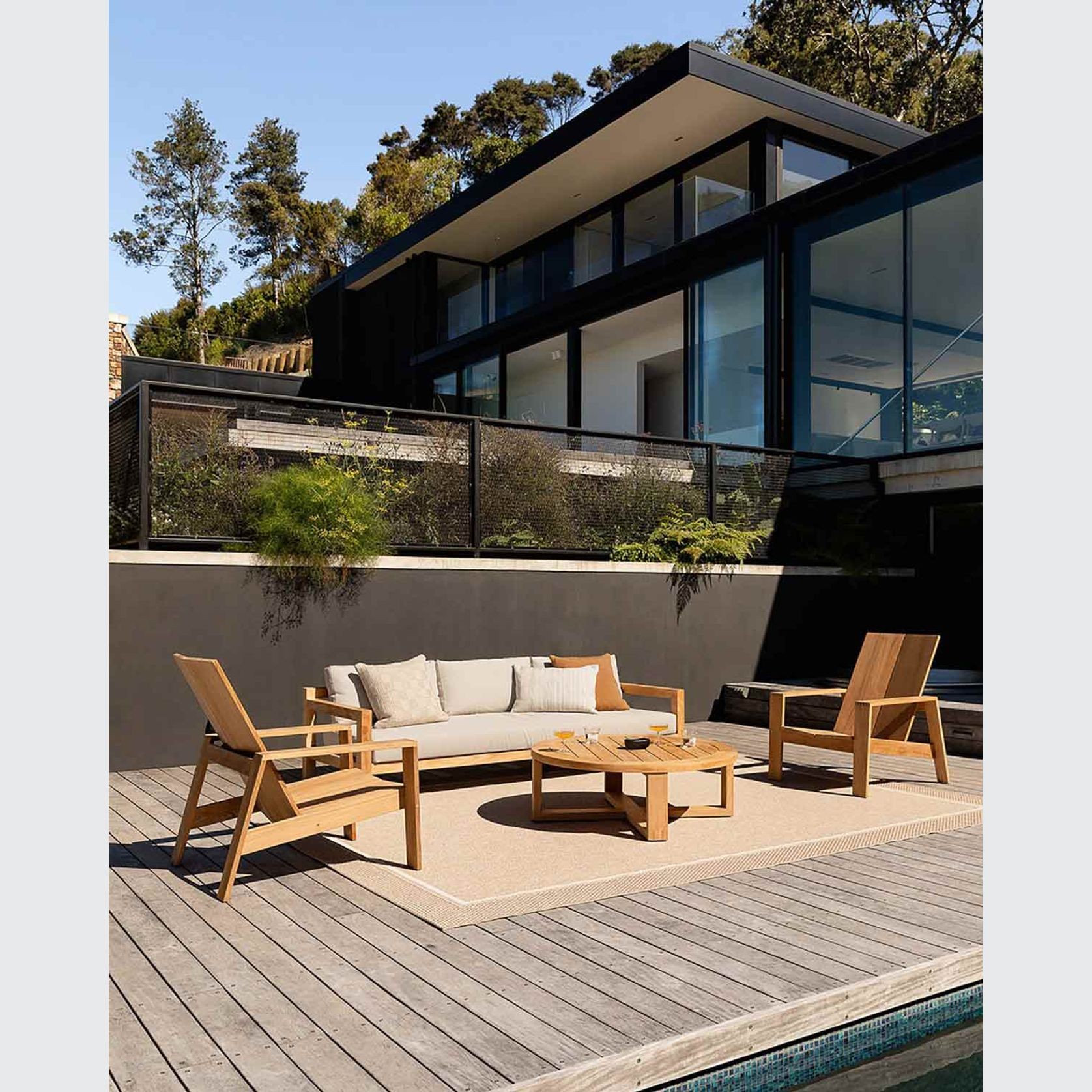 Baya San Jose Outdoor Rug - Stone | Three Sizes gallery detail image