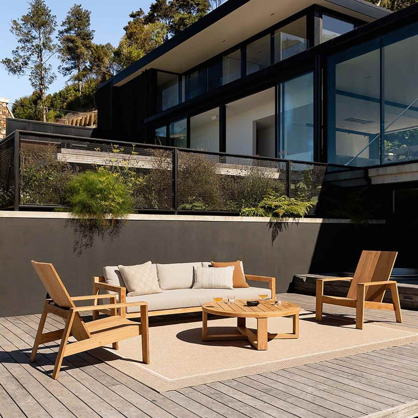 Baya San Jose Outdoor Rug - Stone | Three Sizes gallery detail image