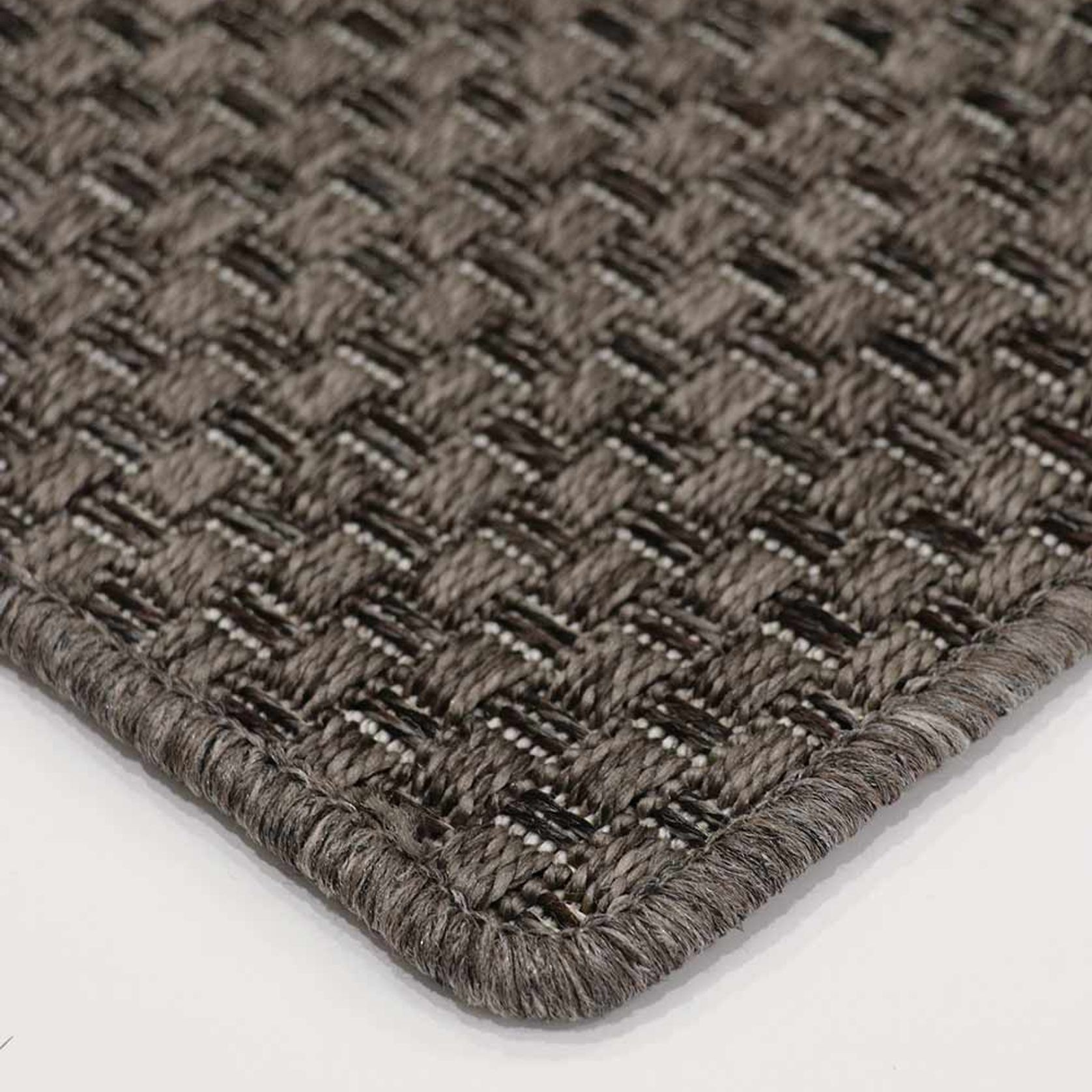 Baya Flax Outdoor Rug - Pewter gallery detail image