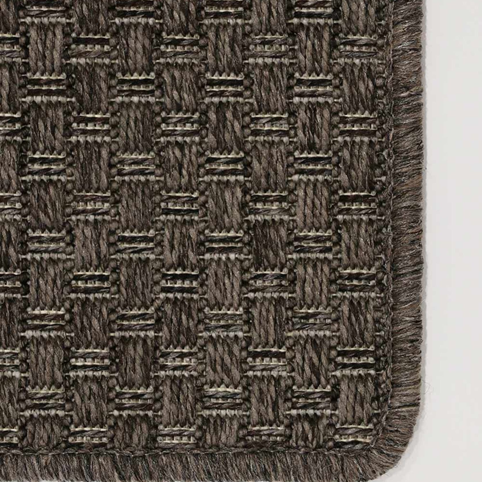 Baya Flax Outdoor Rug - Pewter gallery detail image