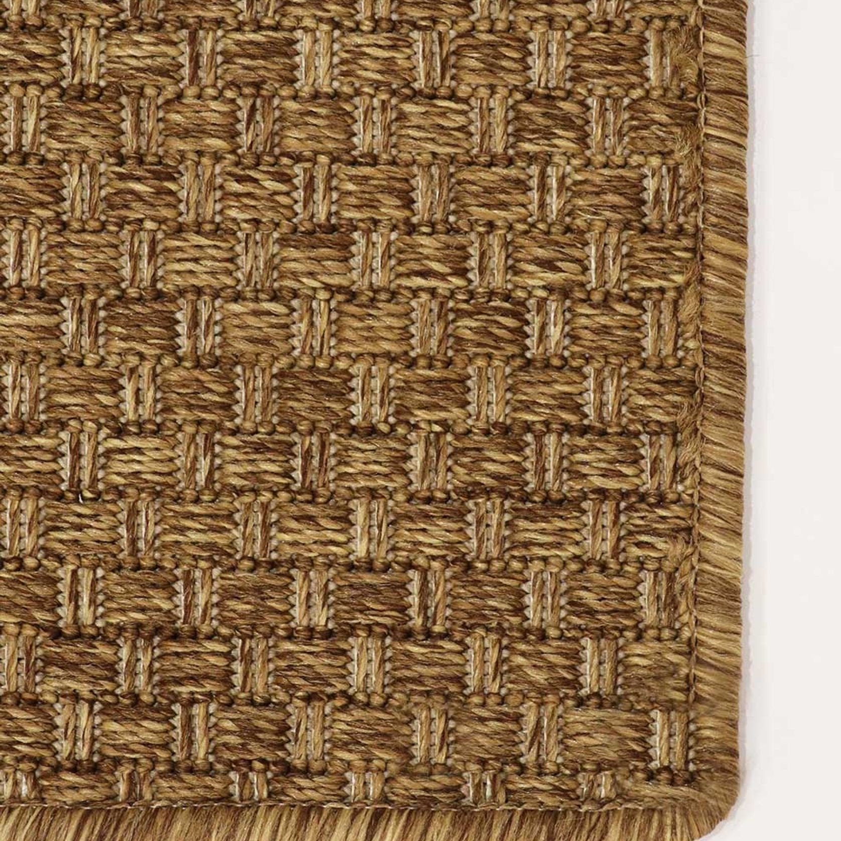 Baya Flax Outdoor Rug - Teak gallery detail image