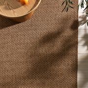 Baya Flax Outdoor Rug - Teak gallery detail image